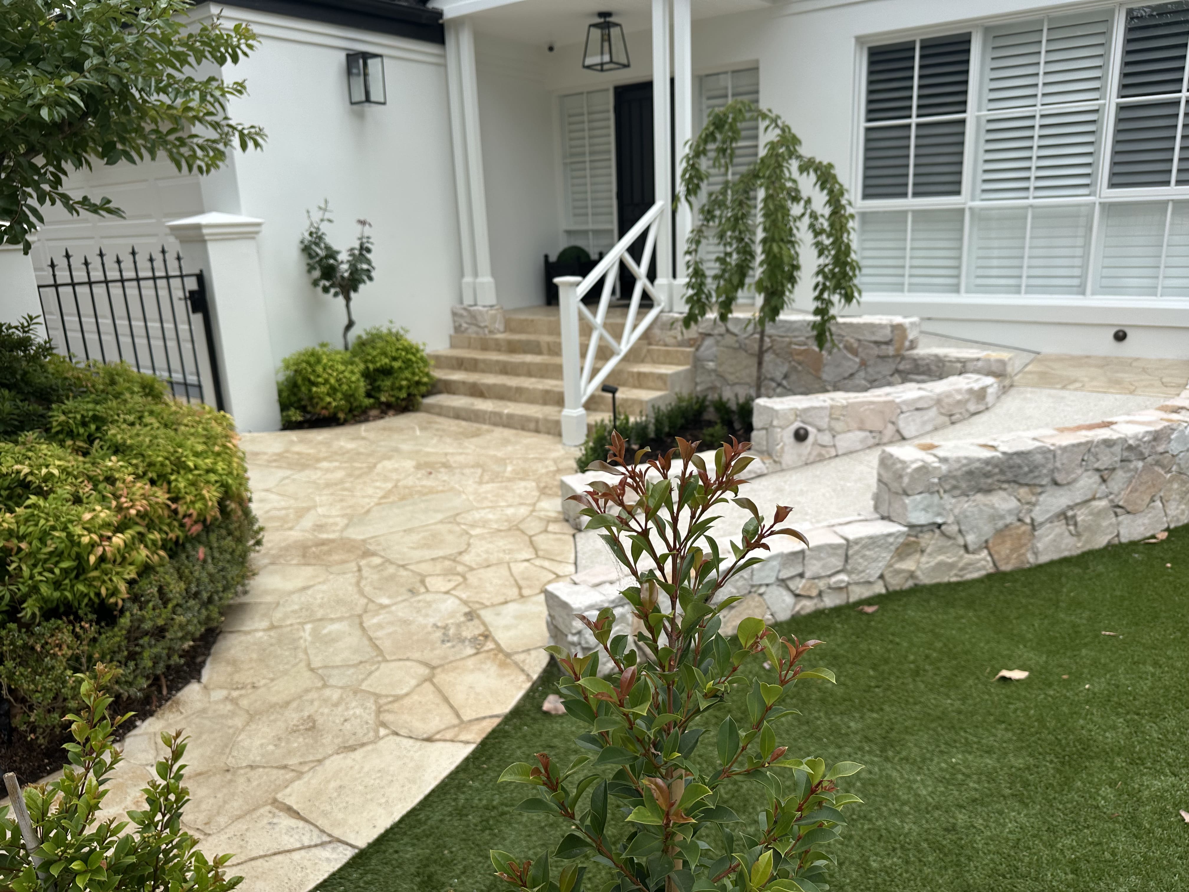 Completed outdoor transformation